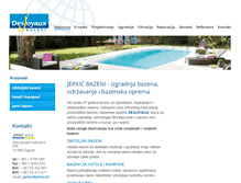 Tablet Screenshot of bazeni-jerkic.com
